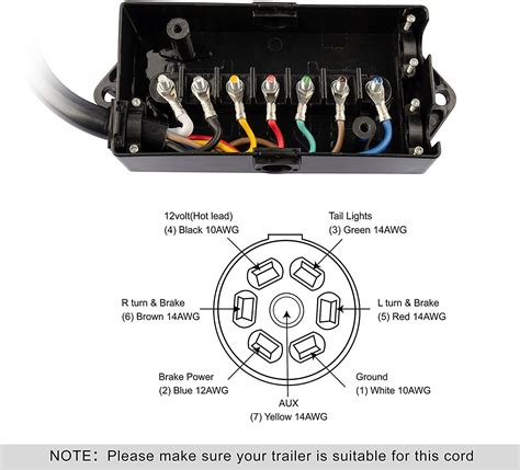 mini trailer light junction box|waterproof trailer wiring junction box.